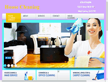 Tablet Screenshot of minervashcleaning.com